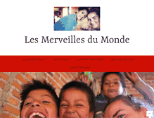 Tablet Screenshot of lesmerveillesdumonde.fr